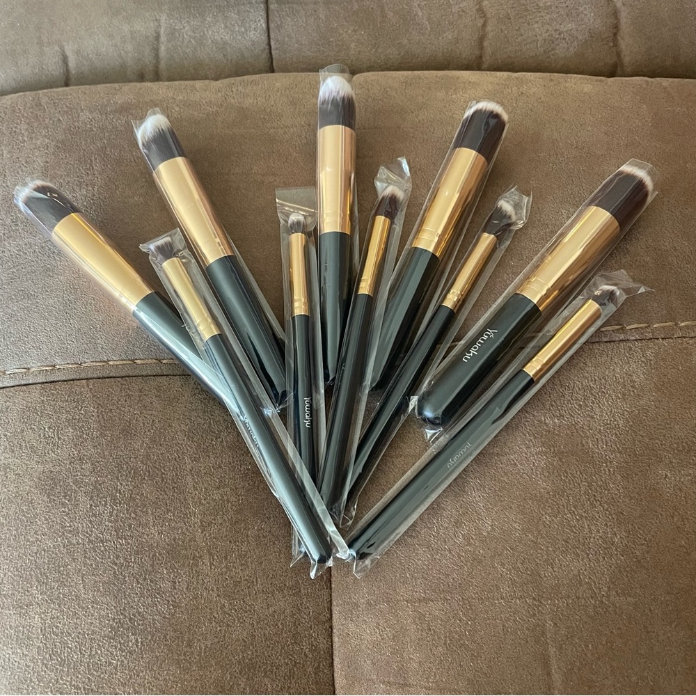 Makeup brushes 10 pc
